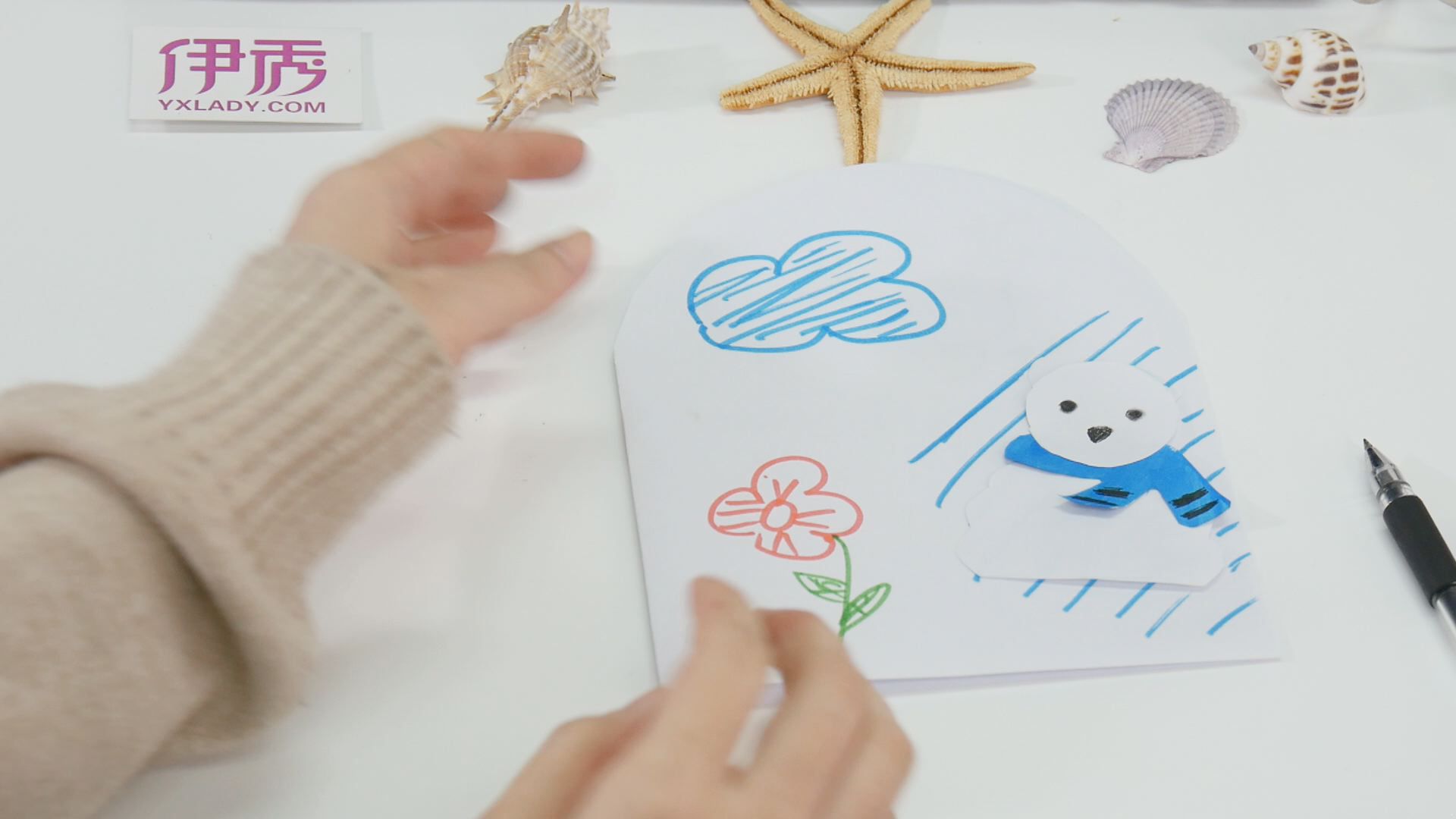 圣诞节贺卡怎么做?手工小达人来教你一招! 圣诞节贺卡